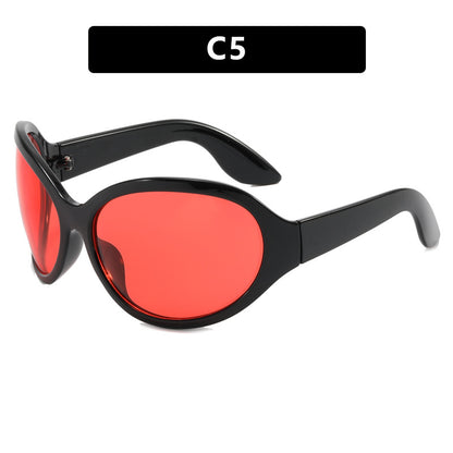 Women's Fashion Personality Hip-hop Large Frame Sunglasses