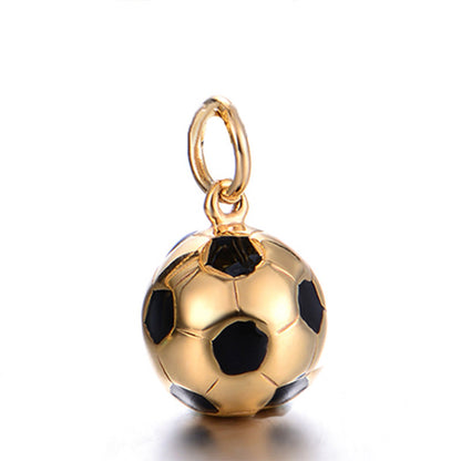 World Cup Football Necklace Fashion Titanium Steel Pendant Stainless Steel