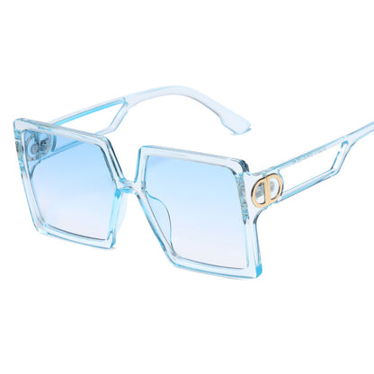 Retro Big Trendy Square Sunglasses