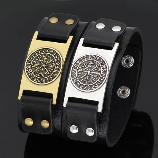 Authentic Leather amulet bracelet