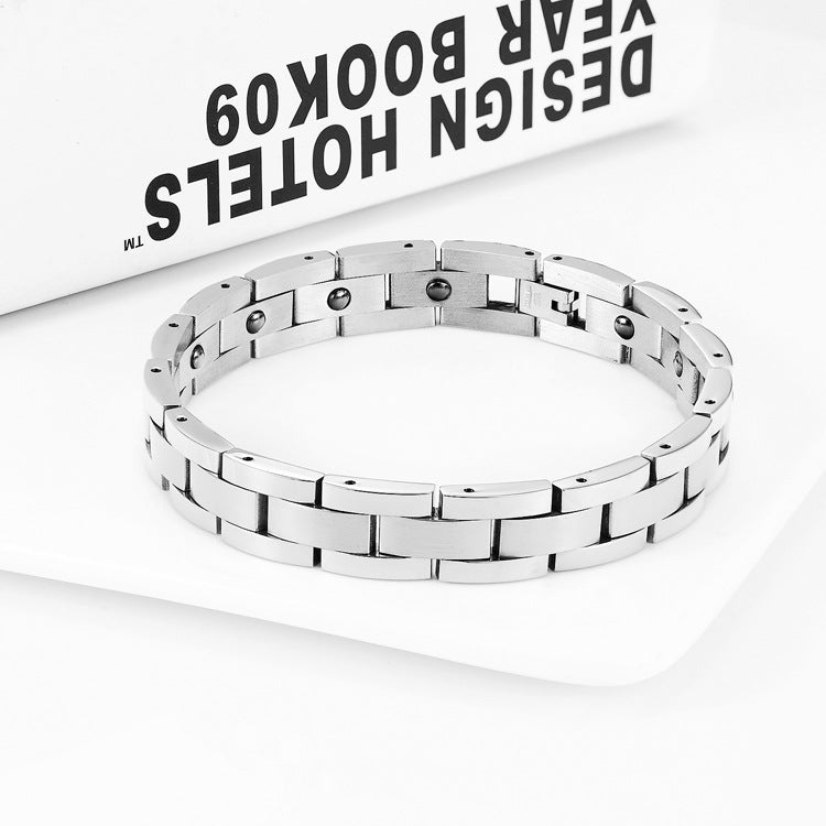 Stainless Steel Magnet Bracelet Classic Unisex