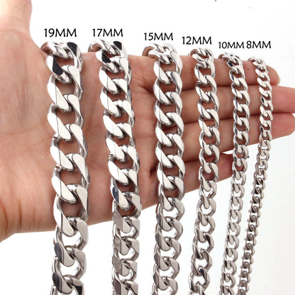 Unisex Titanium steel stainless steel necklace collar