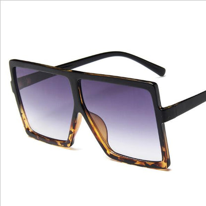 Oversized Women Sunglasses Square Brand Designer Big Frame