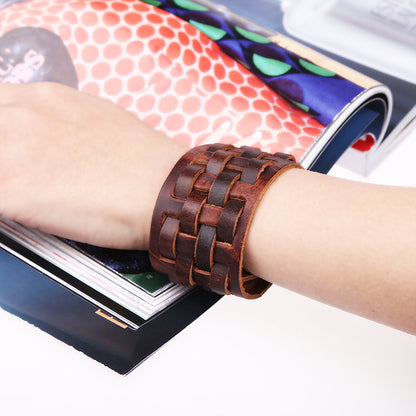 Vintage leather bracelet bracelet