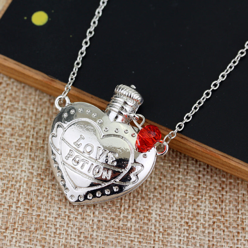 Fashion Necklace Love Poison Love Pill Bottle Pendant Day Gift