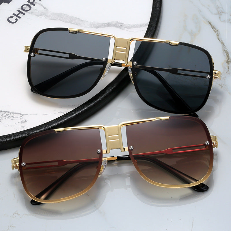 Sunglasses Metal Sunglasses Metal Fashion Street Style Retro Sunglasses