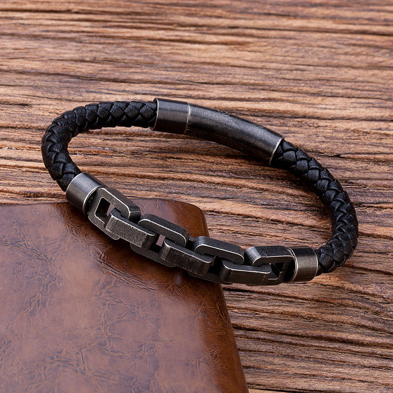 Retro Style Stainless Steel Men's Bracelet