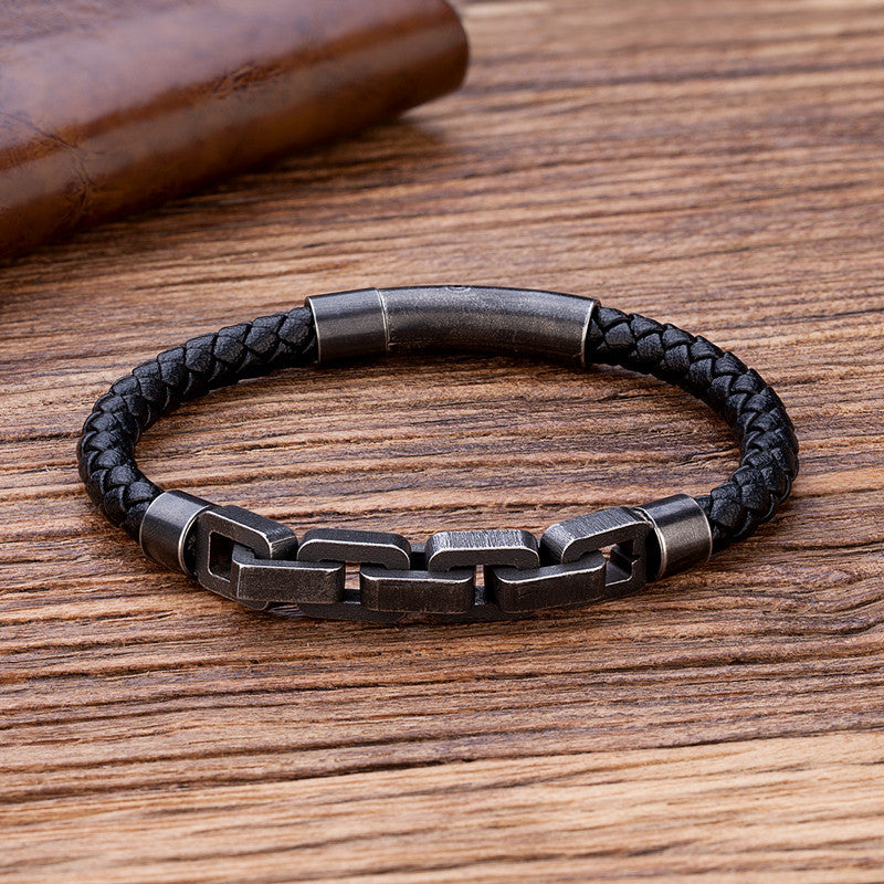 Retro Style Stainless Steel Men's Bracelet