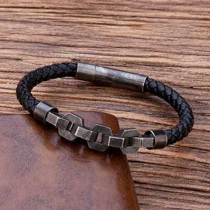 Retro Style Stainless Steel Men's Bracelet