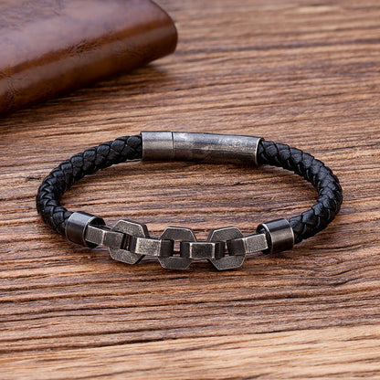 Retro Style Stainless Steel Men's Bracelet