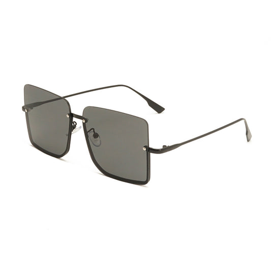 Half-Frame Ocean Sunglasses Fashion Trendy Sunglasses