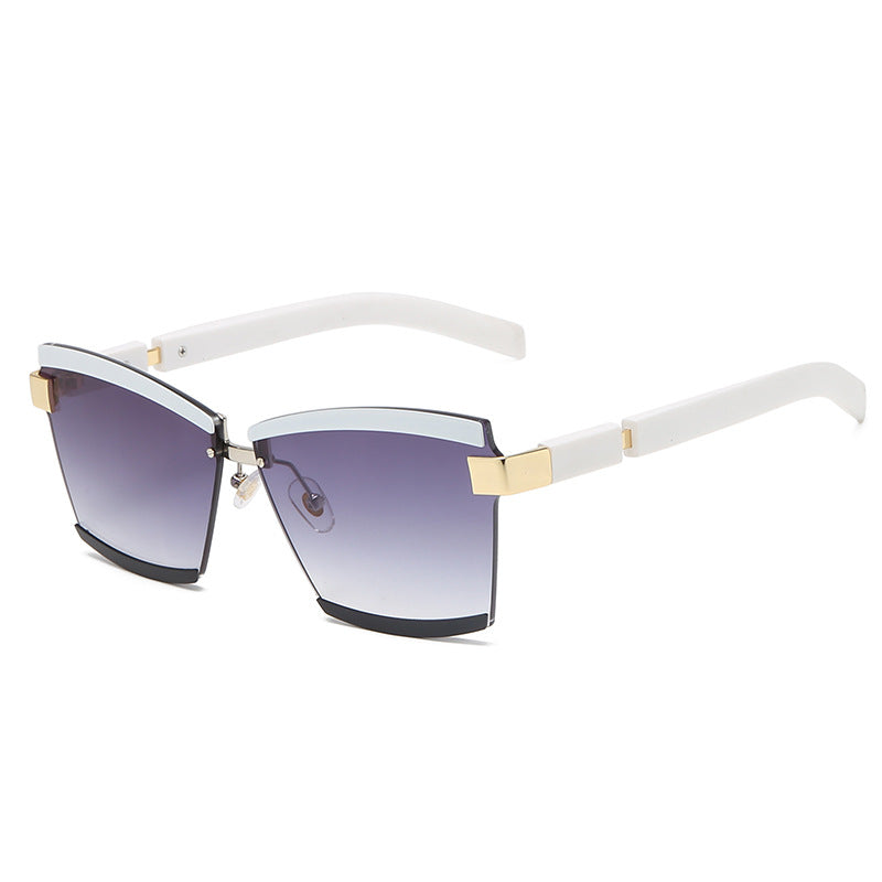 Frameless Square Cut-Edge Sunglasses Cut-Edge Sunglasses Korean Style Sunglasses Ladies Sunglasses