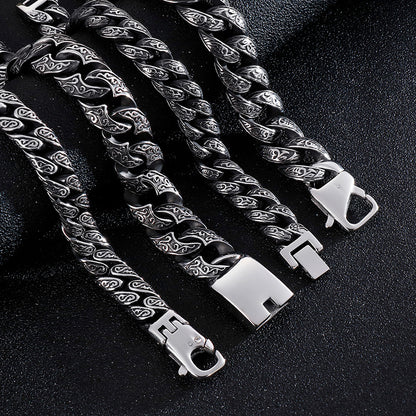 Link Chain Bracelet Punk Stainless Steel