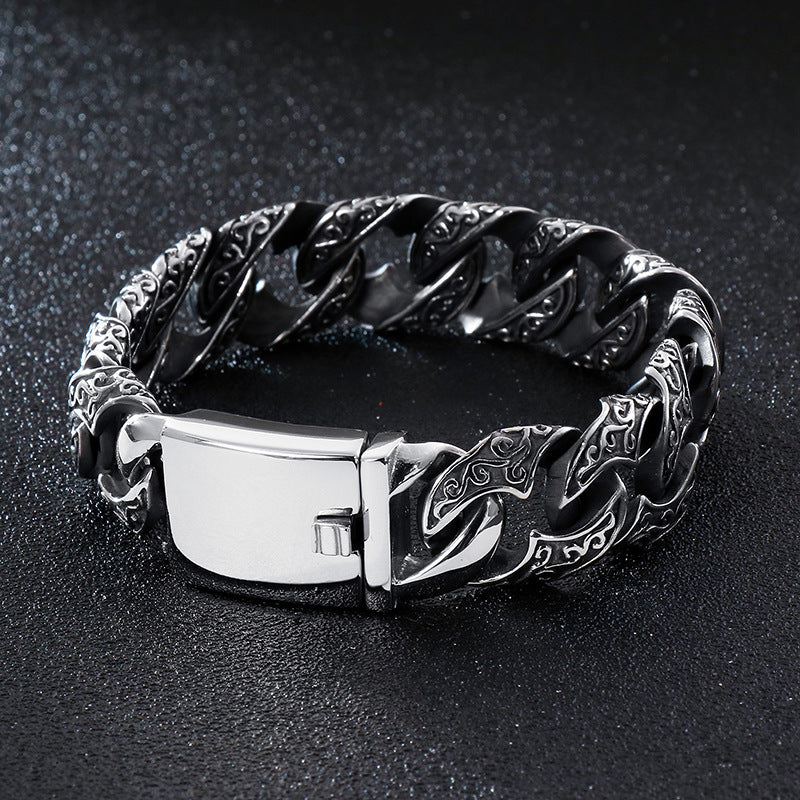 Link Chain Bracelet Punk Stainless Steel