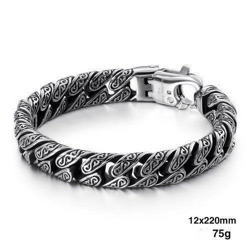 Link Chain Bracelet Punk Stainless Steel