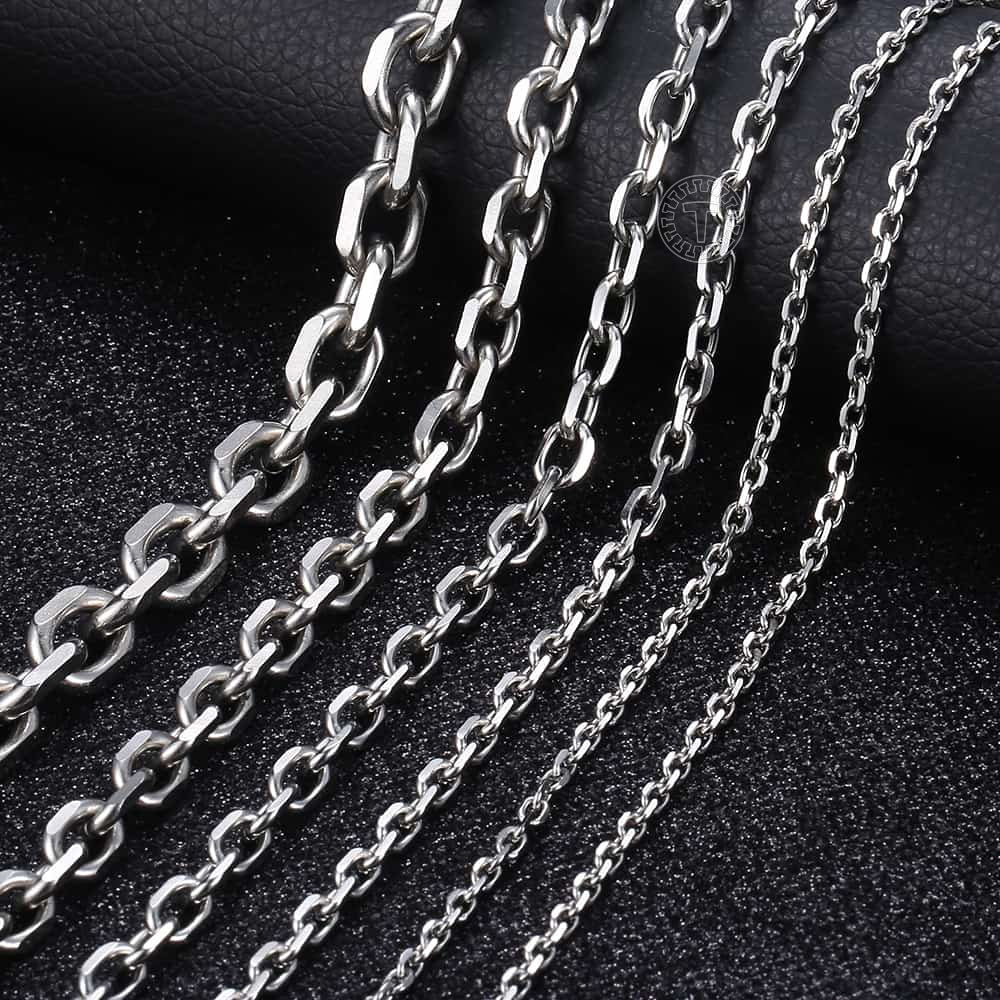 Unisex Titanium Steel Necklace, Stainless Steel Necklace