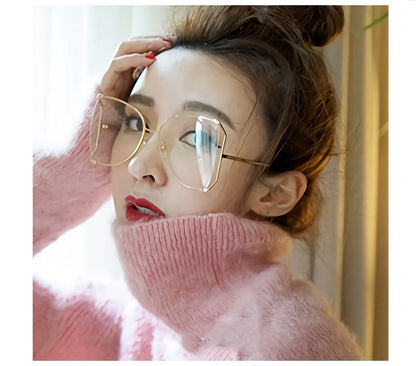 Square Sunglasses Women Metal Frame Fashion