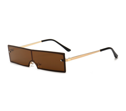 Rectangular Retro Modern  Sunglasses