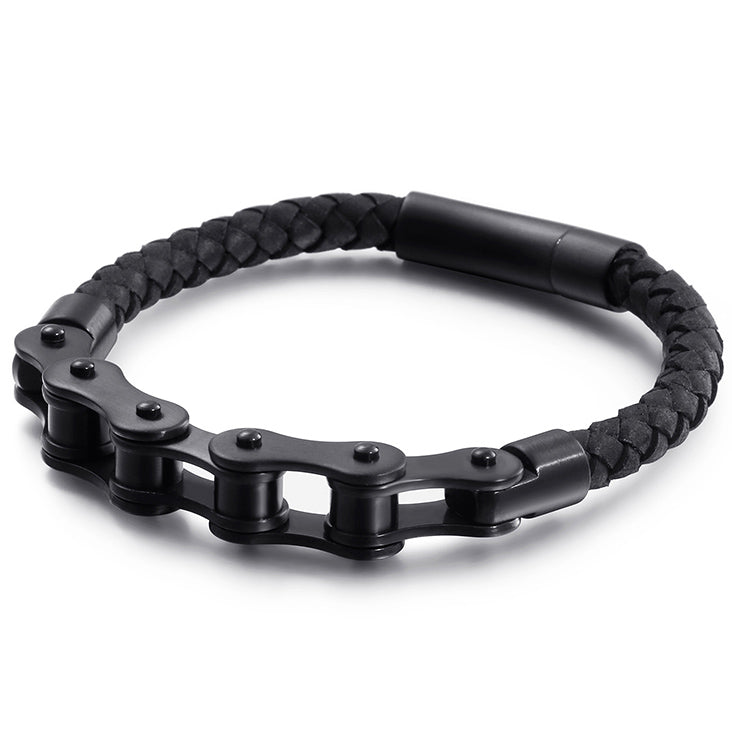 Retro stainless steel trend men's bracelet