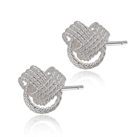 Tennis stud earrings