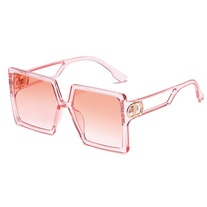 Retro Big Trendy Square Sunglasses