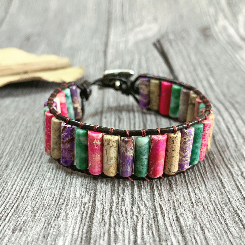 Bohemian Style Single Woven Jewelry Bracelet