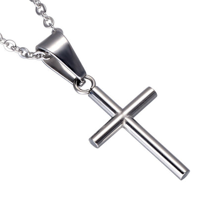 Stainless steel cross necklace pendant