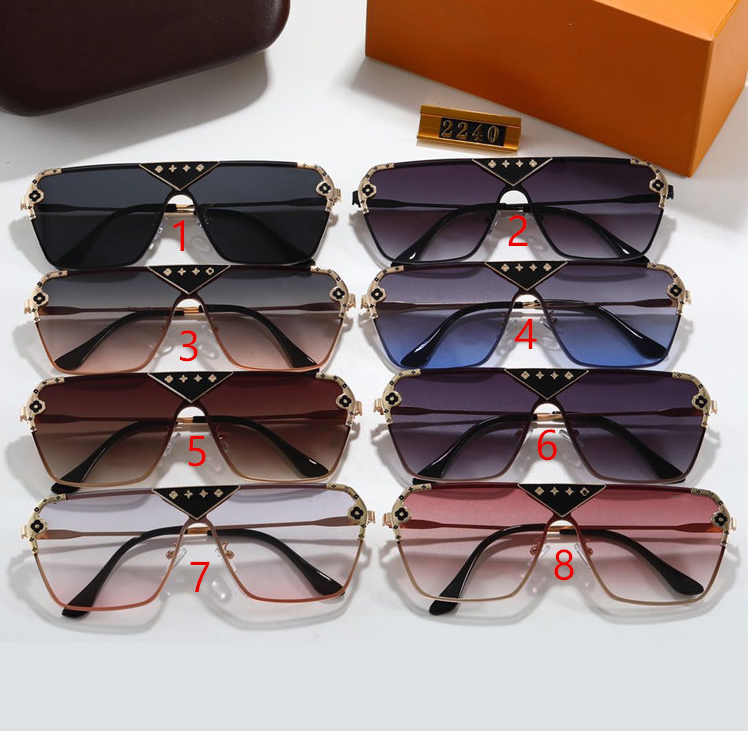 New 2023 Gradient Fashion Sunglasses Lens Trend Metal Sunglasses