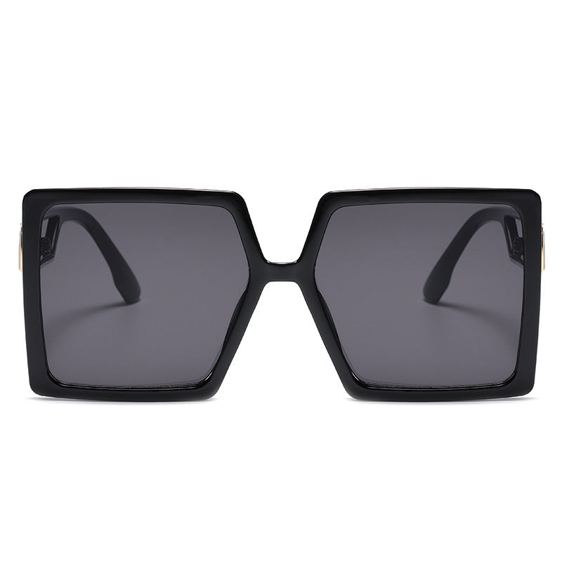 Retro Big Trendy Square Sunglasses