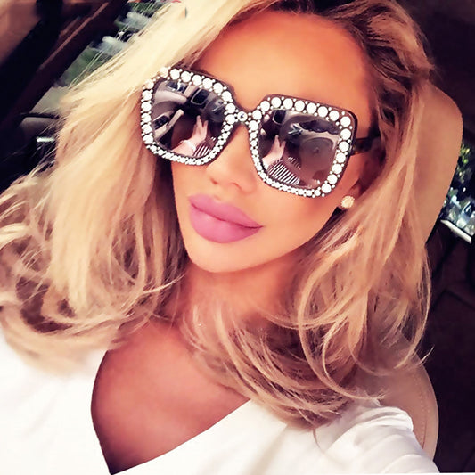 Trendy Square Diamond Sunglasses