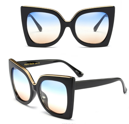 Vintage Cat Eye Sunglasses  Gradient Lens Sunglasses