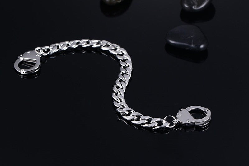 Stainless steel bracelet handcuffs