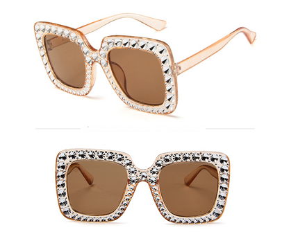 Trendy Square Diamond Sunglasses