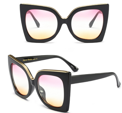 Vintage Cat Eye Sunglasses  Gradient Lens Sunglasses