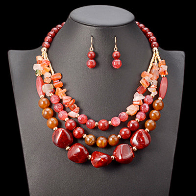 African Beads Jewellery Set