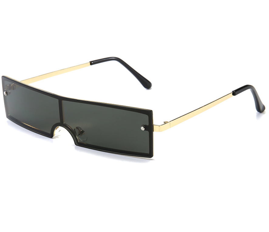 Rectangular Retro Modern  Sunglasses