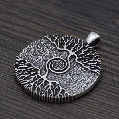 Unisex Tree Of Life Necklace Fortune Bark Rope