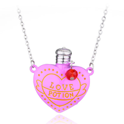 Fashion Necklace Love Poison Love Pill Bottle Pendant Day Gift