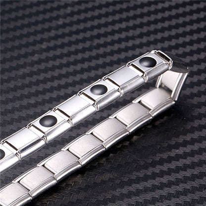 Magnet Unisex Elastic Stainless Steel Bracelet