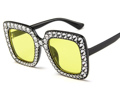 Trendy Square Diamond Sunglasses