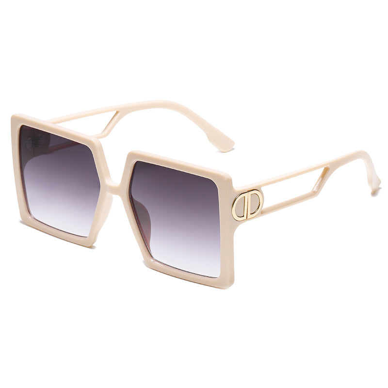 Retro Big Trendy Square Sunglasses