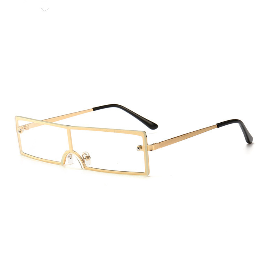 Rectangular Retro Modern  Sunglasses