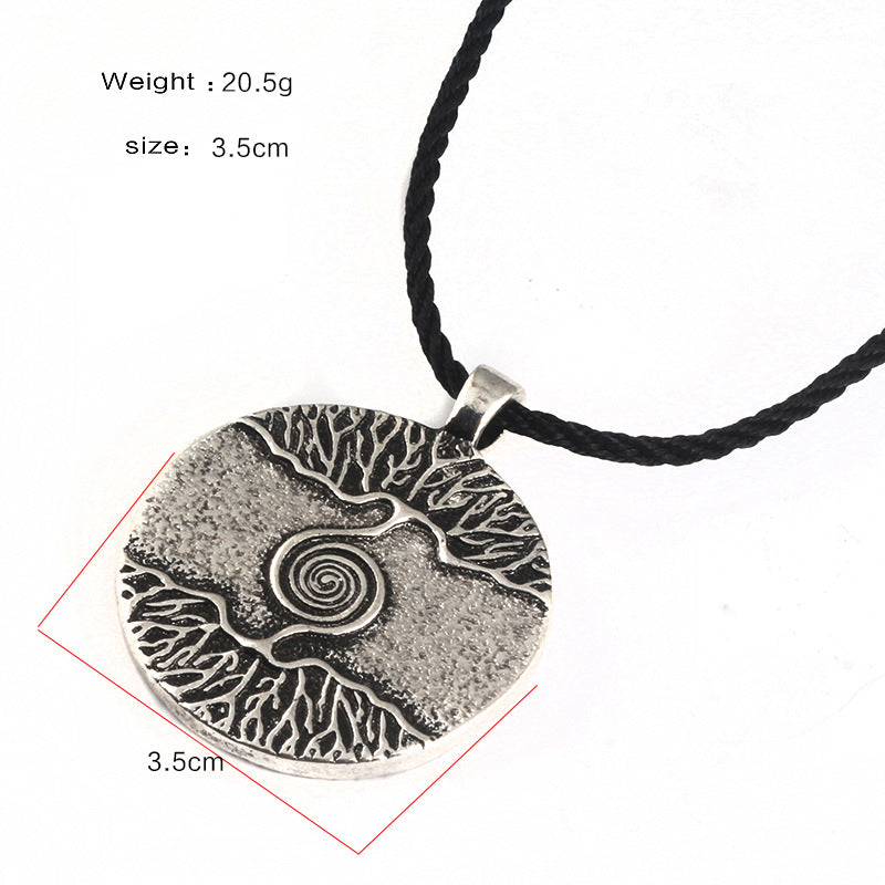 Unisex Tree Of Life Necklace Fortune Bark Rope