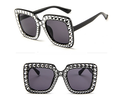 Trendy Square Diamond Sunglasses