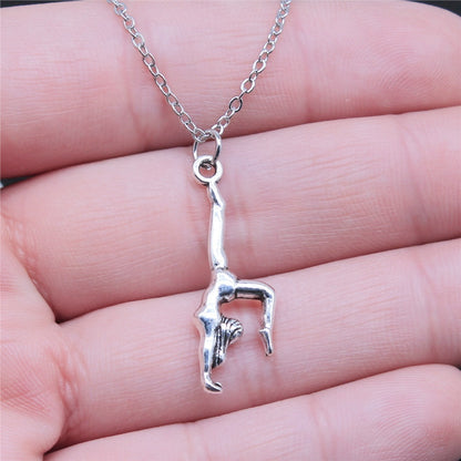 Gymnastic Sports Pendant Necklace Choker