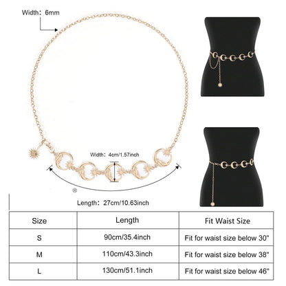 Moon Star Body Chain Waist