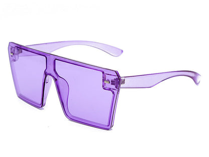 Big frame bright mercury sunglasses