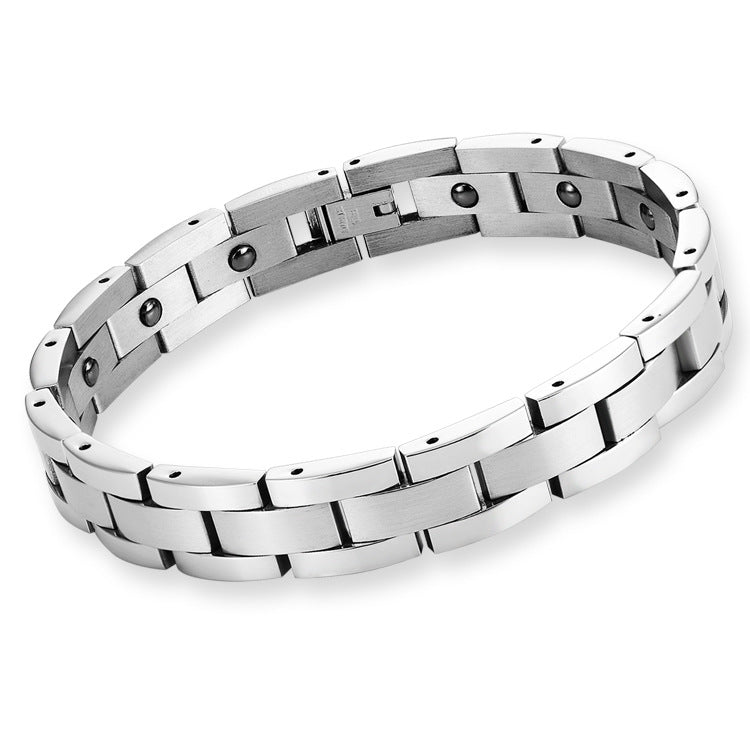 Stainless Steel Magnet Bracelet Classic Unisex