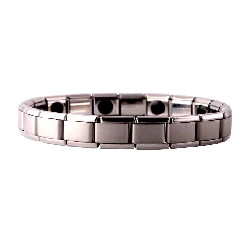 Magnet Unisex Elastic Stainless Steel Bracelet