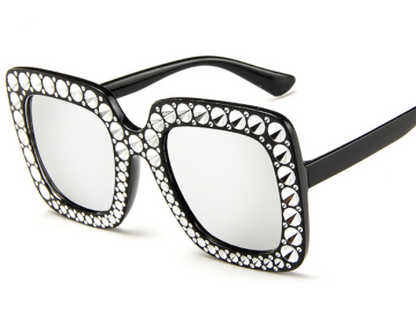 Trendy Square Diamond Sunglasses